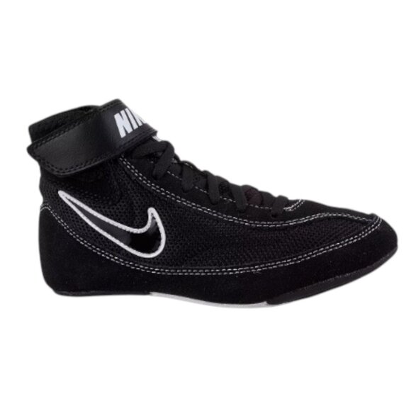 Nike Speed Sweep VII Wrestling Shoes Black 366684-001 Kids Youth‎ Size 2.5Y NWOT - Picture 1 of 10